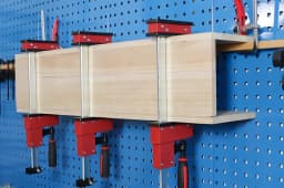 Heavy-duty Parallel F Clamps Bar Clamps 2pcs/set 400mm Length 95mm Throat Depth 700KG Clamp Force for Woodworking Metalworking