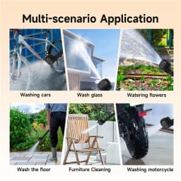 380W Electric High Pressure Washer rechargable Car Wash Gun Cordless Electric Water Gun Foam Machine for Makita 21V Battery