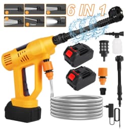 380W Electric High Pressure Washer rechargable Car Wash Gun Cordless Electric Water Gun Foam Machine for Makita 21V Battery