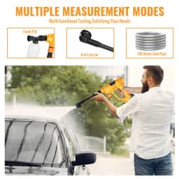380W Electric High Pressure Washer rechargable Car Wash Gun Cordless Electric Water Gun Foam Machine for Makita 21V Battery