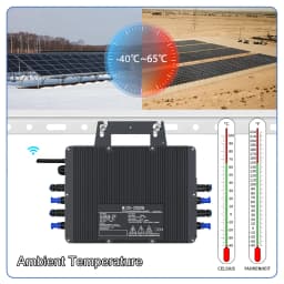 2000W Solar Panel Converter Household Grid On Connected Solar Microinverter System Max Use for 4pcs Each 400-700W Solar Panels