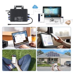 2000W Solar Panel Converter Household Grid On Connected Solar Microinverter System Max Use for 4pcs Each 400-700W Solar Panels