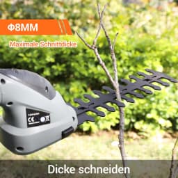 7.2V Pole Hedge Trimmer & Handheld Cordless Grass Shear & Rechargeable Batterie, Cordless Electric Hedge Trimmer Extension Pole