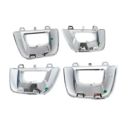 4pcs Front Bumper Cover Molding Trim for 2016-2019 Mercedes Benz GLC Class W253 GLC200 GLC250 GLC300 Front Splitter Chrome Trim