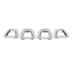 4pcs Front Bumper Cover Molding Trim for 2016-2019 Mercedes Benz GLC Class W253 GLC200 GLC250 GLC300 Front Splitter Chrome Trim