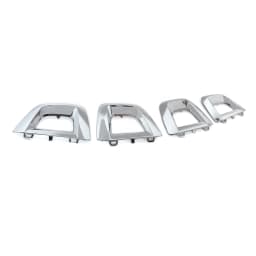 4pcs Front Bumper Cover Molding Trim for 2016-2019 Mercedes Benz GLC Class W253 GLC200 GLC250 GLC300 Front Splitter Chrome Trim
