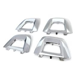 4pcs Front Bumper Cover Molding Trim for 2016-2019 Mercedes Benz GLC Class W253 GLC200 GLC250 GLC300 Front Splitter Chrome Trim