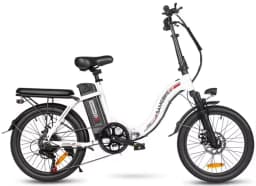 SAMEBIKE CY20 Folding Electric cycle 350W Motor 36V 12AH Removable Lithium Battery Adult driving Bike 20-inch is shooting City Ebike