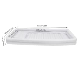 Inflatable Bathtub Bedside Shower Kit Adult PVC Bathtub with Electric Air Pump and Water Bag for The Pregnant Elderly Disabled