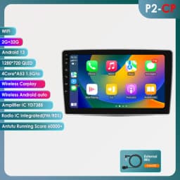 Hizpo Car Intelligent Systems For Alfa Romeo Mito 955 2008 -2016 GPS Wireless CarPlay Android Auto Radio Multimedia 8 Core DSP