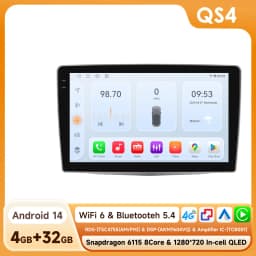 Hizpo Car Intelligent Systems For Alfa Romeo Mito 955 2008 -2016 GPS Wireless CarPlay Android Auto Radio Multimedia 8 Core DSP