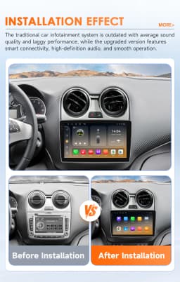 Hizpo Car Intelligent Systems For Alfa Romeo Mito 955 2008 -2016 GPS Wireless CarPlay Android Auto Radio Multimedia 8 Core DSP