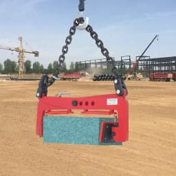 325kg Lifting Clamp for Stone, Scissor Design Adjustable 12-36cm Rubber Chuck, Alloy Steel Construction Material Handling Tool