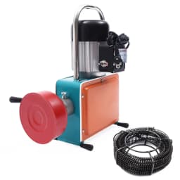 Drain Cleaner Pipe Cleaning Machine Sewer Dredge With 16mm Drill Bit Set 1000W