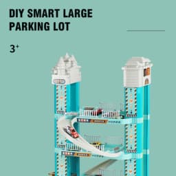 Parking Building Car Electric Track Lot Set Alloy Car Toy Intelligent with Lifts Ramp Building Toy Children Table Game Boy Gift