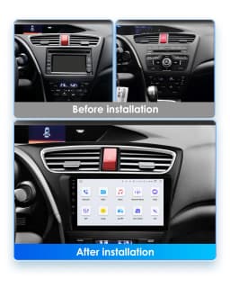 2Din Android13 Car Radio For Honda Civic 9 FK FB 2012-2017 wireless carplay Intelligent Screen 2din autoradio DSP 4G 360Camera