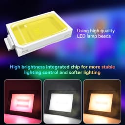 TUYA Smart Control Floodlight RGB Waterproof Light 100W Outdoor Light LED Flood Light For Garden Yard Decor WIFI Connect
