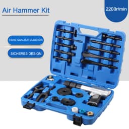 Ball Joint Disassembly Hammer Air Hammer Tool Set 16pcs Pneumatic Hammer Kit for Motor Vehicles and Workshop Cars