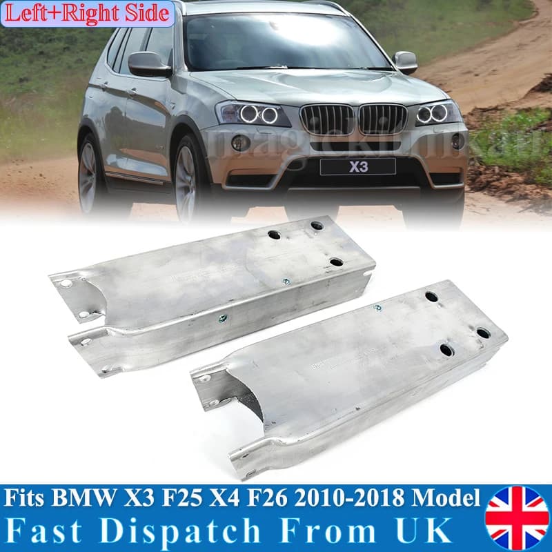 2 PCS Front Bumper Bracket Impact Bar For BMW X3 X4 F25 F26 M40i xDrive28i xDrive35i 2011-18 Left+Right 51647274660 51647274659