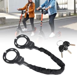 Steel Anti-Theft Bicycle Lock Electric Scooter Lock 90cm Safety Chain Lock Safety Anti-Theft Protection Adjust Handcuff Lock