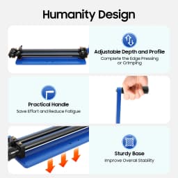 Sheet Metal Forming Bead Roller Manual Bead Roller Rolling Tool Sheet Metal Bead Roller Machine for Sheet Metal Fabrication