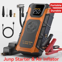 FEATOU 12000mAh Car Jump Starter,Portable Jumper Starter Battery Pack for up to 8.5L Gas&7.0L Diesel Engines,12V Auto Battery Boost