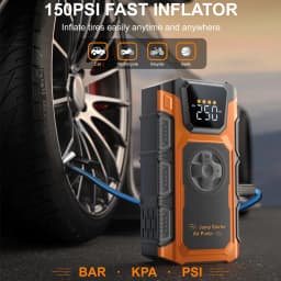 FEATOU 12000mAh Car Jump Starter,Portable Jumper Starter Battery Pack for up to 8.5L Gas&7.0L Diesel Engines,12V Auto Battery Boost