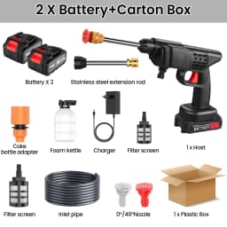 Cleaning Gun 30000mAh Battery Wireless High Voltage Foam Machine Automotive Home Water Gun Garden Leverage Machine
