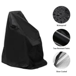 Heavy-Duty 210D Oxford Wheelchair Cover, Waterproof, Dustproof, UV-Proof, Windproof, Foldable, Lightweight, Easy to Maintain
