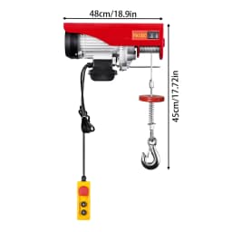 800/1000kg Corded Lifting Electric Hoist Lifting Miniature Trailer Copper Motor Automatic Braking Function