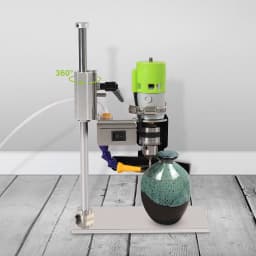 DIY Glass Bottle Cutter 6000RPM Cutting Tool w/60mm Diamond Wheel 7-Speed Adjustable for Craft & Recycling