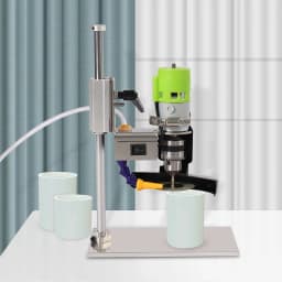 DIY Glass Bottle Cutter 6000RPM Cutting Tool w/60mm Diamond Wheel 7-Speed Adjustable for Craft & Recycling