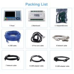 Laser DSP Control Board System CO2 Laser Machine Controller Ruida RDC8445G RDC6445 6445 CNC Cutting Display Panel Replace 6442G