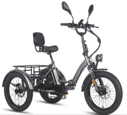FAFREES F20 Mate Electric Tricycle 500W Brushless Motor 48V/23.45Ah Battery 20*3.0-inch Fat Tires 25km/h Max Speed 110km Max