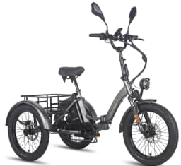 FAFREES F20 Mate Electric Tricycle 500W Brushless Motor 48V/23.45Ah Battery 20*3.0-inch Fat Tires 25km/h Max Speed 110km Max