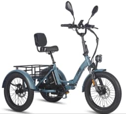 FAFREES F20 Mate Electric Tricycle 500W Brushless Motor 48V/23.45Ah Battery 20*3.0-inch Fat Tires 25km/h Max Speed 110km Max