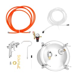 10L Air Paint Sprayer Tank Professional HVLP Spray Gun System 50-80 PSI 3mm Nozzle for Wall Painting DIY Projects
