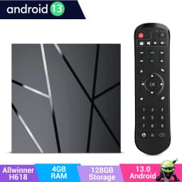 Android 13.0 6K H618 T95 Pro Smart TV Box 32/64/128 GB Quad Core HDMI USB 2.0 Stream Media Player WIFI 6 Set Top Box Bluetooth