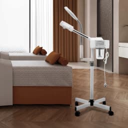 Professional 2 in 1 Facial Steamer with 5x Magnifying for Beauty Clinics Spa Centers Water Baths Humidification Skin 800w