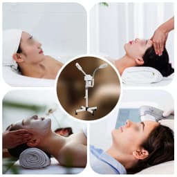 Professional 2 in 1 Facial Steamer with 5x Magnifying for Beauty Clinics Spa Centers Water Baths Humidification Skin 800w