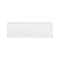 SoBuy FHK18-W Wall wardrobe with sliding doors and compartment hallway wardrobe wall shelf hanger no matter wardrobe White BHT approx.: 75x23x20cm