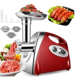 Electric Meat Grinder Powerful Max 2800W Heavy Duty Meat Mincer Sausage Grinder Stainless Steel Food Processor Sausage Stuffer