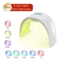8 Color Face And Body Facial Led PED Mask Machine Red Light Therapy Salon Home Use Beauty Devices Photon Rejuvenation Skin Care