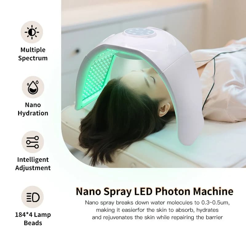 8 Color Face And Body Facial Led PED Mask Machine Red Light Therapy Salon Home Use Beauty Devices Photon Rejuvenation Skin Care