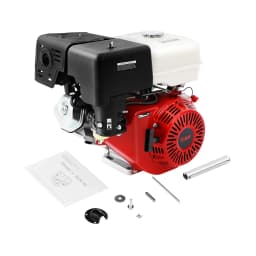15 HP Petrol Engine, 4 Stroke 420CC 9.7 KW Single Cylinder Heavy Duty Engine, Stand-Up Kart Engine, Industrial Engine