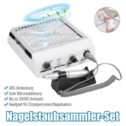 Nail Table for Nail Tech, Compact and Powerful, 30,000 RPM, Adjustable Speed, Nail Dust Collector with Reusable Filter,