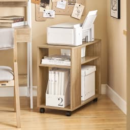 SoBuy FBT34 side table newspaper stand coffee table bedside table table with Rolls