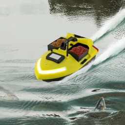 500 m GPS Feeding Boat Bait Boat W|Remote Control Bait Boat Large Capacity Feeding Boat Fishing Automatic Course Correction