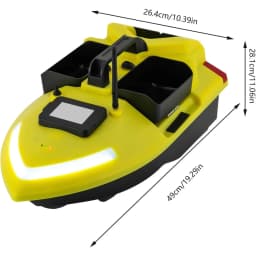 500 m GPS Feeding Boat Bait Boat W|Remote Control Bait Boat Large Capacity Feeding Boat Fishing Automatic Course Correction