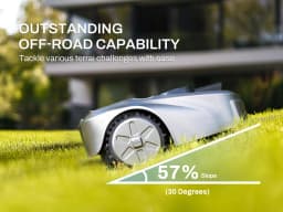 For 2500m2 ISWARD Wireless Robot Lawn Mower Perimeter Wire Free Robot Grass Cutter With RTK and AI VISION ZIGZAG PATH PLANNING